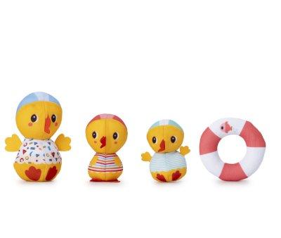3 Patitos de Bao Aprendiendo a Nadar