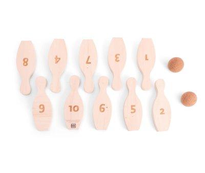 Juego de Bolos de Madera