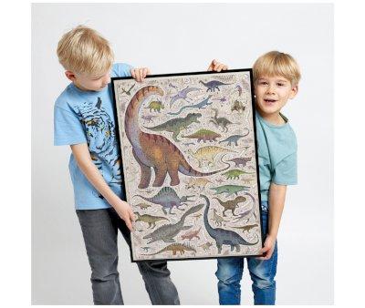 Quebra-cabea gigante Dinossauros