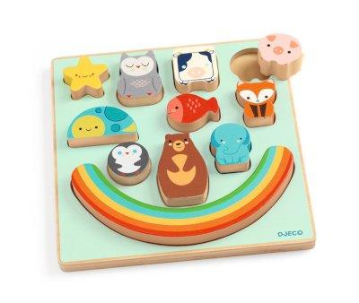 Puzzle Encajable y Equilibrio Rainbow