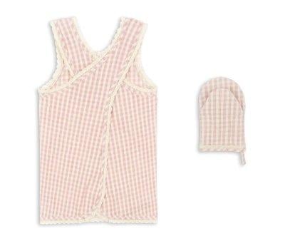 Set Delantal y Manopla Cherry Check