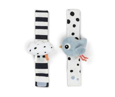2 pulseiras Chocalhos Happy Clouds Blue