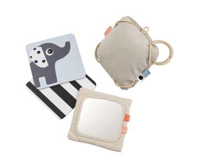 Card Holder with Mirror Deer Friends Sand
