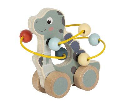 Animal Para Empujar con Circuito de Motricidad Dino