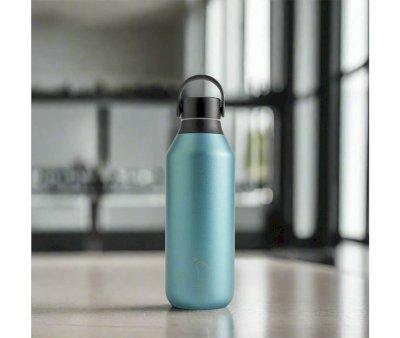 Bottiglia Termica Chilly's Series 2 Mate Metallic Atlantis 500ml