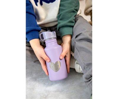 Botella Acero Inoxidable Little Gang Heart Lilac 500ml