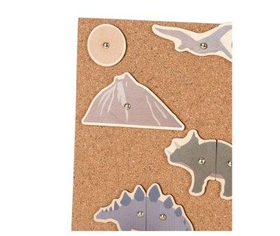 Hammer and Dino Cork Pieces
