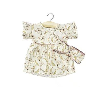 Vestido y Diadema Janelle para Muecos Gordis y Cuties