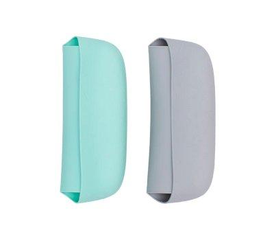 2 Babero Catchie 2.0 Silicona Mint & Grey