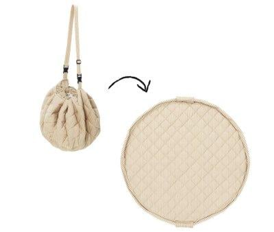 Sac Organic SOFT Rversible Play & Go Stripes Brown