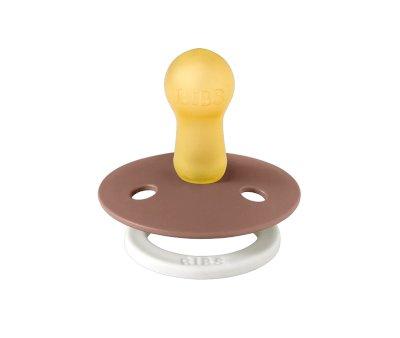 2 Sucettes Nocturnes BIBS Colour Round Blush Glow/Woodchuck Glow
