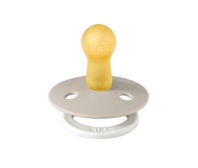 2 Sucettes Nocturnes BIBS Colour Round Sand Glow/Iron Glow