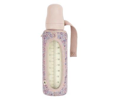 Garrafa de vidro BIBS Blush 225ml+tampa grande