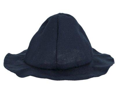 Chapu de pesca popeline azul marinho para Boneca Soft