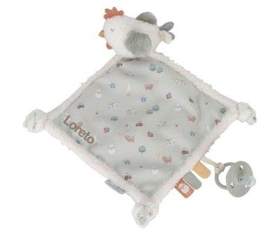 Doudou Gallina Little Farm Personalizable