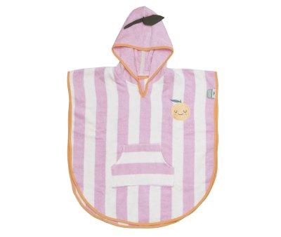 Poncho con Capucha Mandy Mandarina Personalizable
