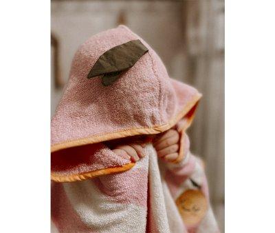 Poncho con Capucha Mandy Mandarina Personalizable