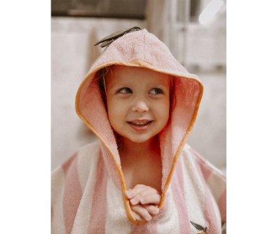 Poncho con Capucha Mandy Mandarina Personalizable
