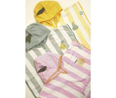 Poncho con Capucha Mandy Mandarina Personalizable