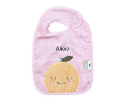 Babero Rizo Mandy Mandarina Personalizable