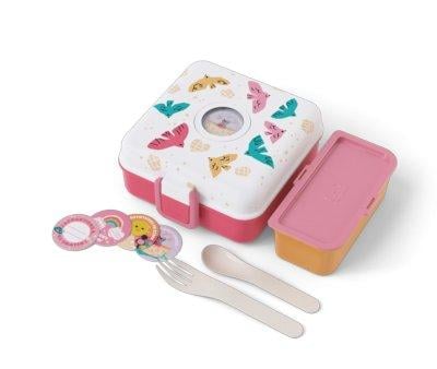 Caja Almuerzo Snacky Rosa Birds