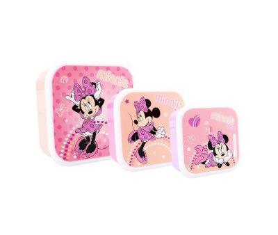 3 Cajas Almuerzo Minnie Mouse Fresh Bites