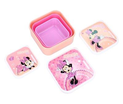 3 Cajas Almuerzo Minnie Mouse Fresh Bites