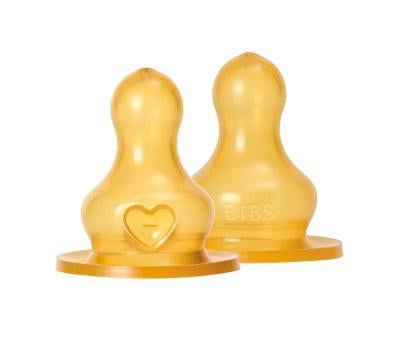 2 Ttines en Latex pour Biberon BIBS Dbit Moyen
