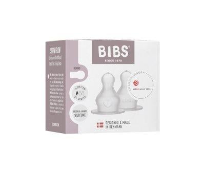 2 Ttines en Silicone pour Biberon BIBS Dbit Lent