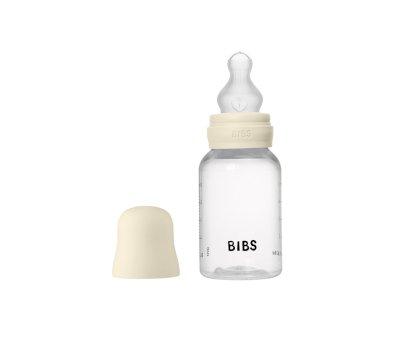 2 Biberon Plastica BIBS Silicone Ivory 150ml