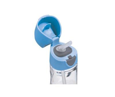 Tritan Bottle with Straw 450 ml Blue Slate