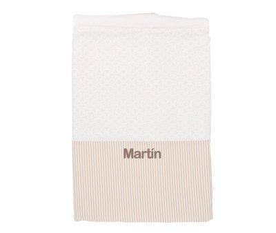 Coperta Personalizzabile Vellutata Dorset Beige