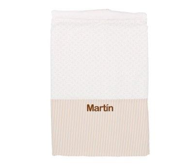 Coperta Personalizzabile Vellutata Dorset Beige
