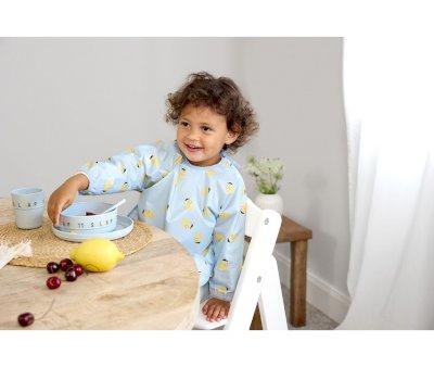 2 Happy Fruits Lemon Bibs with Sleeves