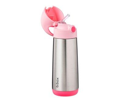 Thermal Bottle with Straw 500ml Flamingo Fizz
