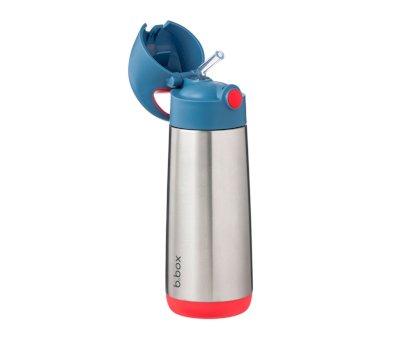 Thermal Bottle with Straw 500ml Blue Blaze