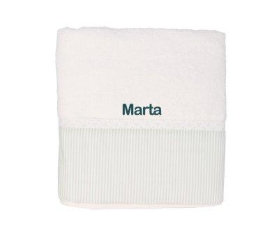 Toalla de  Bao Dorset Verde Personalizable
