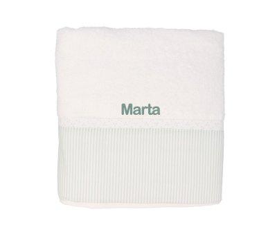 Toalla de  Bao Dorset Verde Personalizable
