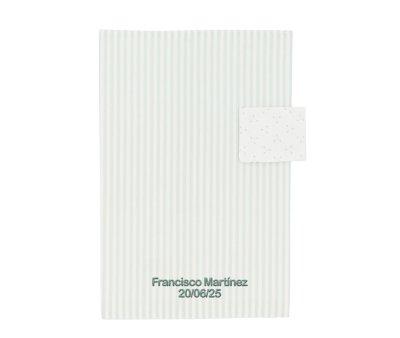 Portadocumentos Dorset Verde Personalizable