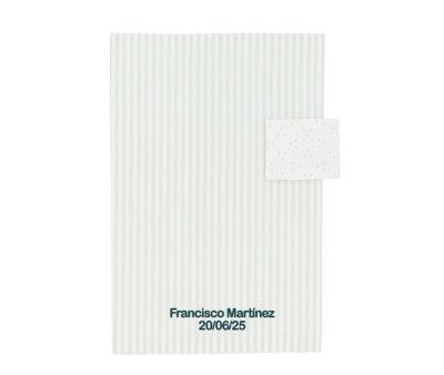 Portadocumentos Dorset Verde Personalizable
