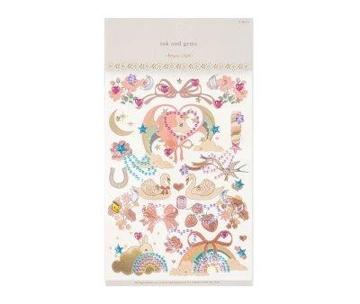 New Girl Tattoos and Glitter Set