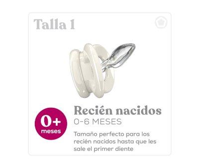 2 Anatomical Pacifiers Day & Night Pink Pink Heart