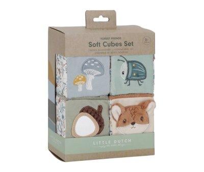 4 Cubos Apilables Blanditos Forest Friends