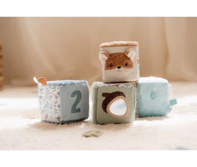 4 Cubos Apilables Blanditos Forest Friends