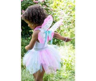 Disfraz Think Mint Falda y Alas Brillantes Rosa Menta  T.4-6aos