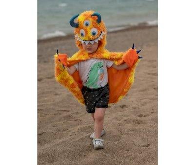 Disfraz Capa Giggle The Monster Orange/Yellow, T. 4-6aos