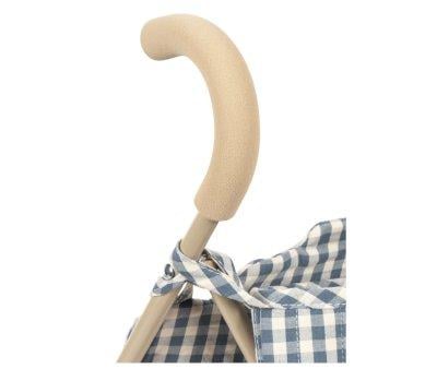 Doll\'s stroller Blue Check