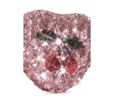 Portamonete Heart Paillettes Mellow Rose