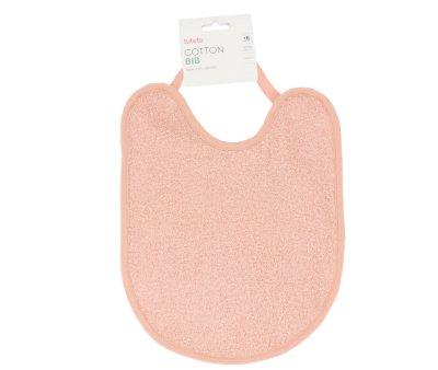 Bavaglio Spugna Plastificato Asilo Rosa