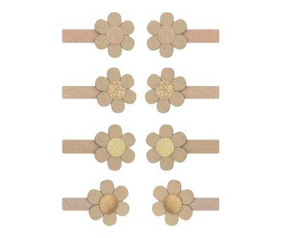 8 mini clips Daisy